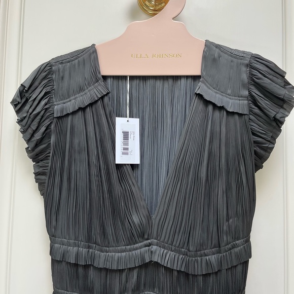 NWT Ulla Johnson size 4 silk jolee dress. Pleated all over. - Picture 10 of 10